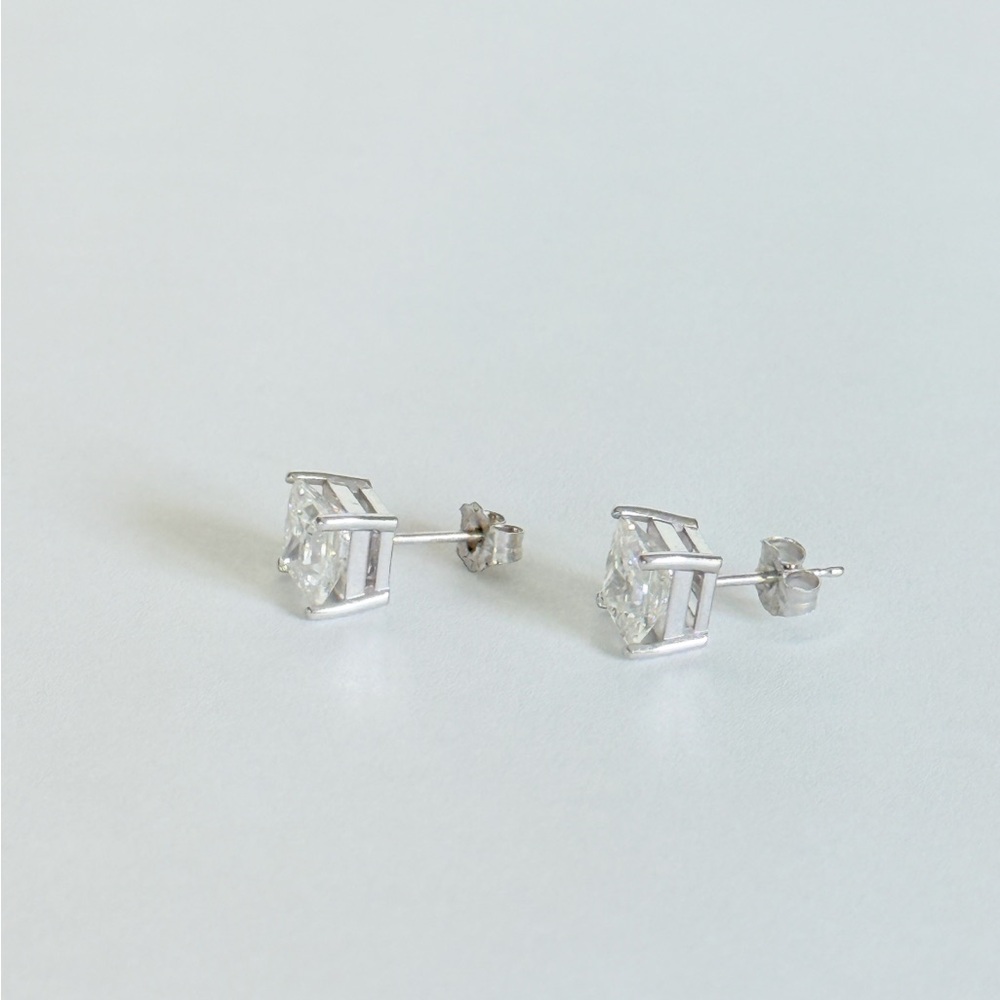 COPY - Elegant 14k white gold large 2 carat + lab diamond certified solitaire s… - Picture 4 of 9